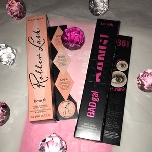 Roller lash & Bad gal Mascara
